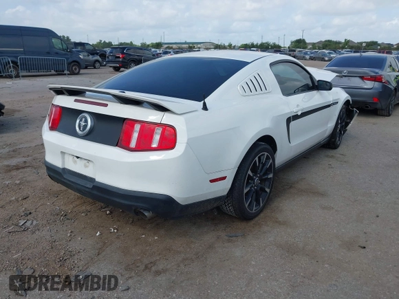 2012 Ford Mustang Premium with VIN 1ZVBP8AM2C5263373, listed as a IAAI auction lot 42447187 with 131,159 mi miles and . Bid and sale history available at DreamBid. Image 4.