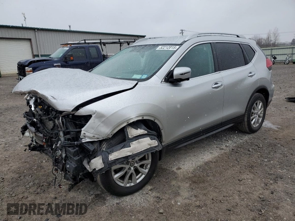 2017 Nissan Rogue SV with VIN KNMAT2MV3HP578478, listed as a Copart auction lot 52212015 with 81,886 mi miles and Salvage Title. Bid and sale history available at carsss.com. Image 1.