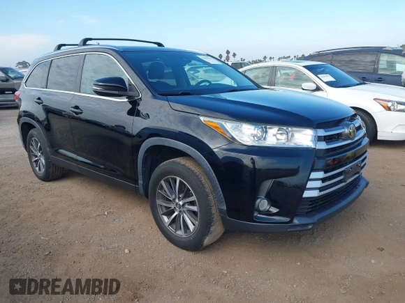 2019 Toyota Highlander SE with VIN 5TDKZRFH9KS332308, listed as a IAAI auction lot 42659392 with 68,333 mi miles and . Bid and sale history available at DreamBid. Image 1.