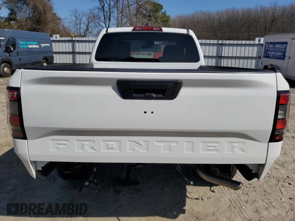 2024 Nissan Frontier S with VIN 1N6ED1CL4RN654812, listed as a Copart auction lot 48119115 with 9,110 mi miles and Salvage Title. Bid and sale history available at DreamBid. Image 6.