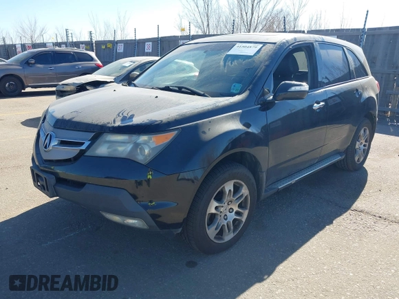 2007 Acura MDX Tech Pkg with VIN 2HNYD28357H519904, listed as a IAAI auction lot 41504879 with 1 mi miles. Bid and sale history available at carsss.com. Image 2.