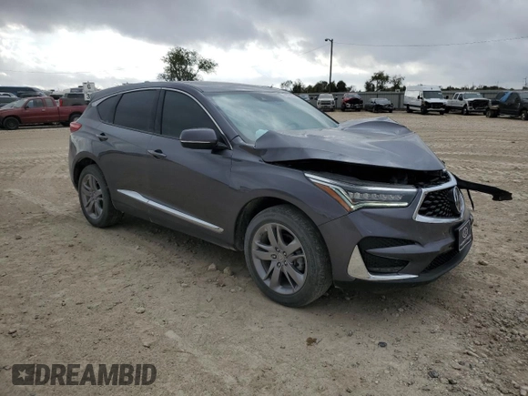 2021 Acura RDX w/Advance Package with VIN 5J8TC1H77ML016780, listed as a Copart auction lot 78299134 with 31,362 mi miles and Salvage Title. Bid and sale history available at carsss.com. Image 4.