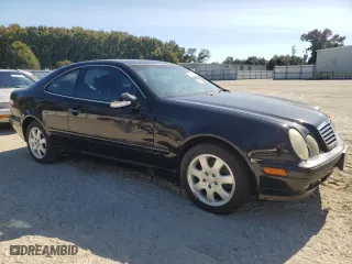 2002 Mercedes-Benz CLK-Class with VIN WDBLJ65GX2F199074, listed as a Copart auction lot 75226124 with 0 mi miles and Clean Title. Bid and sale history available at carsss.com. Image 4.