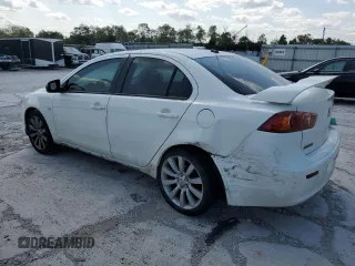 2008 Mitsubishi Lancer GTS with VIN JA3AU86U28U012588, listed as a Copart auction lot 71644484 with 158,345 mi miles and Salvage Title. Bid and sale history available at carsss.com. Image 2.