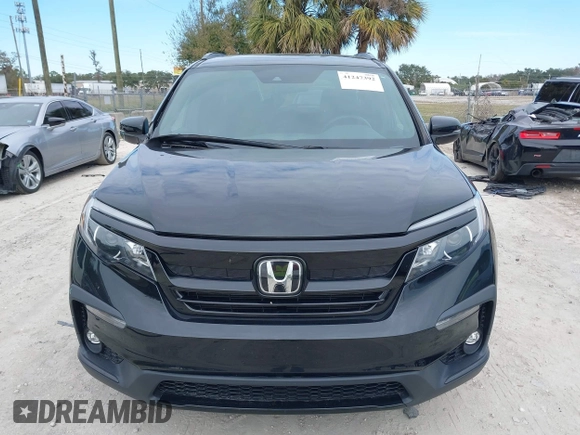 2022 Honda Pilot Sport with VIN 5FNYF6H32NB092899, listed as a IAAI auction lot 41247392 with 25,656 mi miles. Bid and sale history available at carsss.com. Image 12.