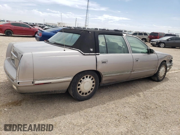 1998 Cadillac DeVille with VIN 1G6KD54Y2WU797558, listed as a Copart auction lot 49451785 with 85,899 mi miles and Salvage Title. Bid and sale history available at carsss.com. Image 3.