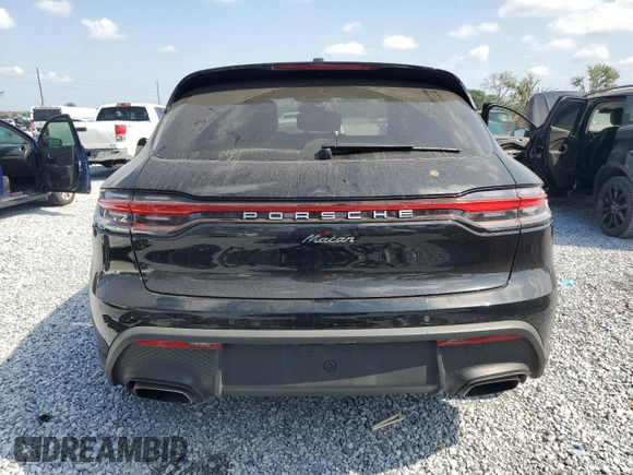 2022 Porsche Macan with VIN WP1AA2A56NLB09932, listed as a Copart auction lot 55310715 with 18,741 mi miles and Salvage title. Bid and sale history available at DreamBid. Image 6.