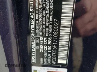2007 Mercedes-Benz CLK 350 with VIN WDBTK56F17T080027, listed as a Copart auction lot 69642094 with 103,379 mi miles and Salvage Title. Bid and sale history available at DreamBid. Image 12.