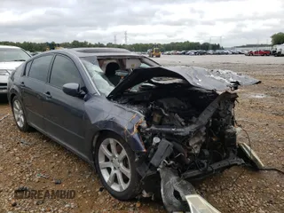 2008 Nissan Maxima 3.5 SE with VIN 1N4BA41E58C828326, listed as a Copart auction lot 65215243 with 0 mi miles and Salvage Title. Bid and sale history available at carsss.com. Image 1.