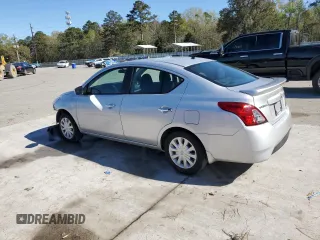2015 Nissan Versa SV with VIN 3N1CN7AP2FL921458, listed as a Copart auction lot 50165295 with 85,593 mi miles and Salvage Title. Bid and sale history available at carsss.com. Image 2.