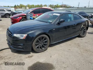 2016 Audi A5 Premium Plus with VIN WAUM2AFR4GA022995, listed as a Copart auction lot 54365155 with 93,959 mi miles and Salvage title. Bid and sale history available at DreamBid. Image 1.