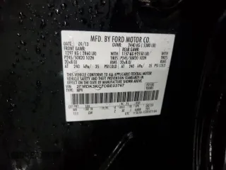 2013 Ford Edge Limited with VIN 2FMDK3KC7DBE03767, listed as a Copart auction lot 49704035 with 188,298 mi miles and Salvage Title. Bid and sale history available at carsss.com. Image 14.