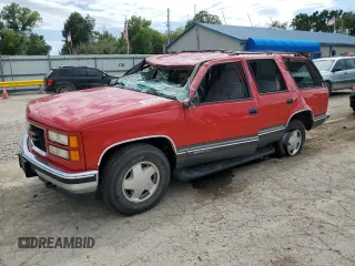1999 GMC Yukon with VIN 1GKEK13R5XJ768856, listed as a Copart auction lot 67579134 with 189,397 mi miles and Salvage Title. Bid and sale history available at carsss.com. Image 1.