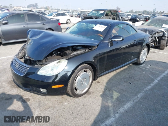 2002 Lexus SC 430 z VIN JTHFN48Y620013365, wystawiony jako IAAI lot #40978149 z przebiegiem 151 147 mil mil oraz . Historia ofert i sprzedaży dostępna na DreamBid. Obrazek 2.