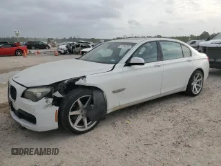 2011 BMW 7 Series 750Li with VIN WBAKB8C51BC852154, listed as a Copart auction lot 51530235 with 109,691 mi miles and Salvage Title. Bid and sale history available at carsss.com. Image 1.