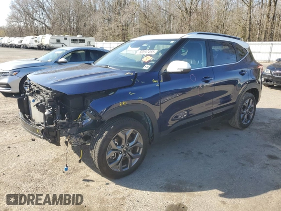 2024 Kia Seltos S z VIN KNDEUCAA2R7516206, wystawiony jako Copart lot #50597465 z przebiegiem 19 051 mil mil oraz Szkoda całkowita • Salvage title. Historia ofert i sprzedaży dostępna na DreamBid. Obrazek 1.