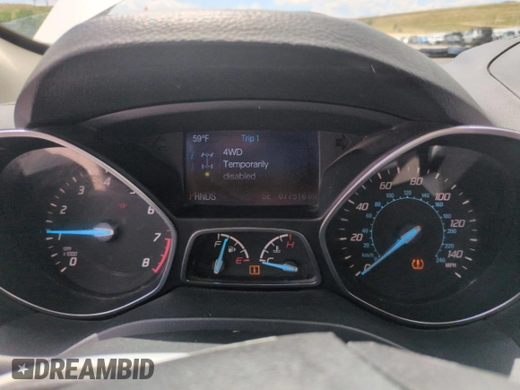 2013 Ford Escape SE with VIN 1FMCU9GX9DUD12210, listed as a Copart auction lot 62496095 with 77,516 mi miles and Salvage title. Bid and sale history available at DreamBid. Image 9.