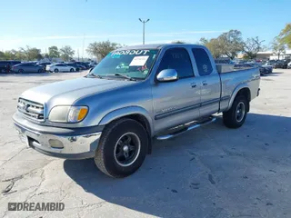 2002 Toyota Tundra SR5 with VIN 5TBRT34172S278633, listed as a IAAI auction lot 41736534 with 159,053 mi miles. Bid and sale history available at carsss.com. Image 2.