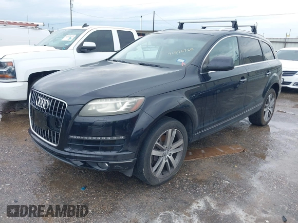 2012 Audi Q7 3.0T Premium Plus with VIN WA1LGAFEXCD004436, listed as a IAAI auction lot 41896760 with 140,500 mi miles. Bid and sale history available at carsss.com. Image 2.