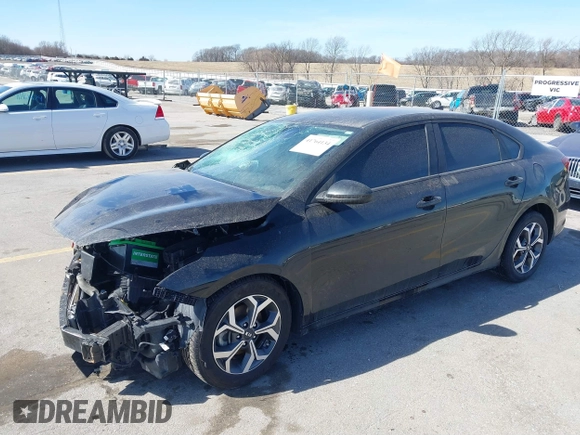 2019 Kia Forte LXS with VIN 3KPF24AD0KE108674, listed as a IAAI auction lot 41764134 with 83,887 mi miles. Bid and sale history available at carsss.com. Image 2.