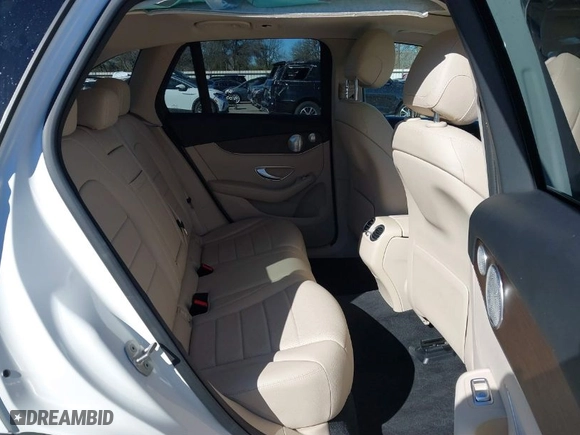 2020 Mercedes-Benz GLC with VIN W1N0G8DB4LF836149, listed as a IAAI auction lot 41244127 with 39,261 mi miles. Bid and sale history available at carsss.com. Image 8.