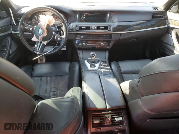 2014 BMW M5 with VIN WBSFV9C52ED097797, listed as a Copart auction lot 81085504 with 83,990 mi miles and Salvage Title. Bid and sale history available at carsss.com. Image 8.