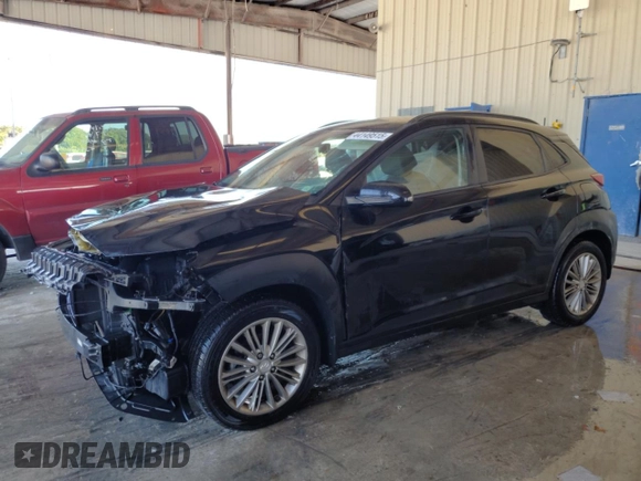 2019 Hyundai Kona SEL with VIN KM8K22AA2KU237957, listed as a Copart auction lot 44149515 with 77,628 mi miles and Salvage Title. Bid and sale history available at DreamBid. Image 1.