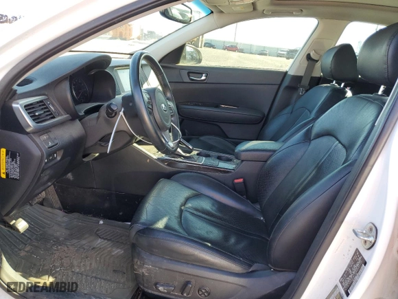 2016 Kia Optima EX with VIN 5XXGU4L33GG091144, listed as a Copart auction lot 43603885 with 132,522 mi miles and Salvage Title. Bid and sale history available at carsss.com. Image 7.
