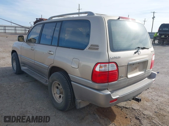 2000 Lexus LX 470 with VIN JT6HT00W0Y0098917, listed as a IAAI auction lot 41937661 with 180,980 mi miles and . Bid and sale history available at DreamBid. Image 3.