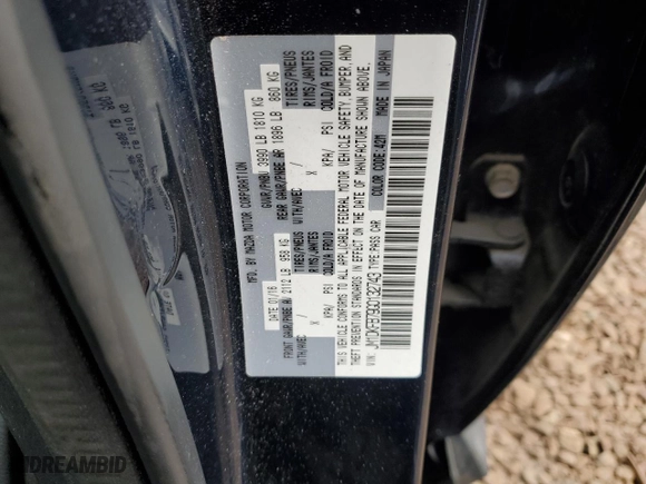 2016 Mazda CX-3 Sport with VIN JM1DKFB79G0132743, listed as a Copart auction lot 50364095 with 91,234 mi miles and Salvage Title. Bid and sale history available at carsss.com. Image 14.