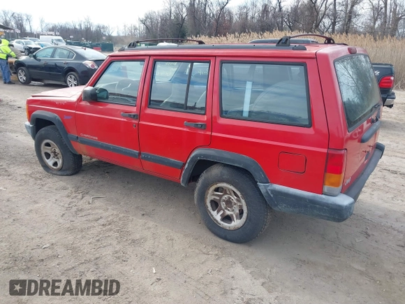 1998 Jeep Cherokee Sport with VIN 1J4FT68SXWL245626, listed as a IAAI auction lot 41630946 with 190,000 mi miles. Bid and sale history available at carsss.com. Image 3.