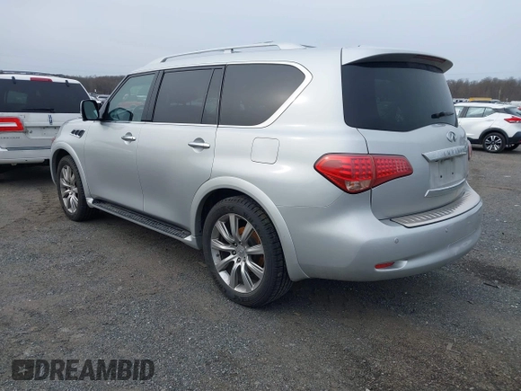 2013 Infiniti QX56 with VIN JN8AZ2NE4D9060217, listed as a IAAI auction lot 41622879 with 212,000 mi miles and . Bid and sale history available at DreamBid. Image 3.