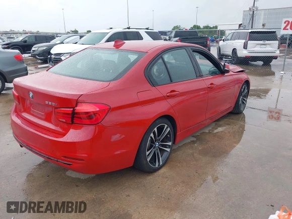 2018 BMW 3 Series 330i with VIN WBA8B9C5XJK677214, listed as a IAAI auction lot 41898958 with 52,660 mi miles and . Bid and sale history available at DreamBid. Image 4.