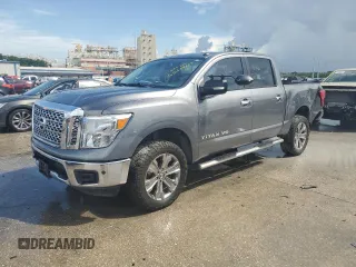 2019 Nissan Titan SV с VIN 1N6AA1E53KN507375, выставлен на аукционе Copart как лот 60508255 с пробегом 87 546 миль миль и Списание • Salvage title. История ставок и продаж доступна на DreamBid. Изображение 1.