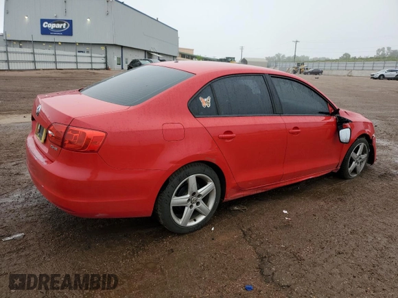 2011 Volkswagen Jetta SE with VIN 3VWDZ7AJ9BM058662, listed as a Copart auction lot 59530225 with 158,192 mi miles and Salvage title. Bid and sale history available at DreamBid. Image 3.