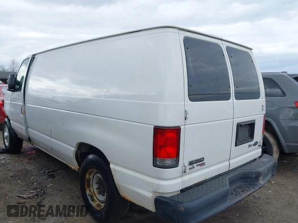 2013 Ford Econoline Cargo Commercial with VIN 1FTNE1EW6DDB31491, listed as a IAAI auction lot 41860383 with 278,572 mi miles. Bid and sale history available at carsss.com. Image 3.
