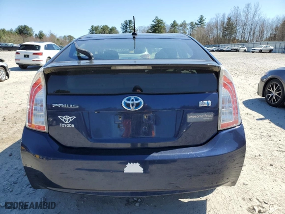 2012 Toyota Prius One with VIN JTDKN3DU2C1579144, listed as a Copart auction lot 53684115 with 184,025 mi miles and Clean Title. Bid and sale history available at carsss.com. Image 6.