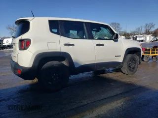 2020 Jeep Renegade Sport with VIN ZACNJBAB3LPK96545, listed as a Copart auction lot 87240914 with 60,586 mi miles and Salvage title. Bid and sale history available at DreamBid. Image 3.