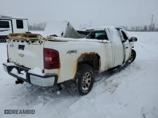 2011 Chevrolet Silverado 1500 Work Truck with VIN 1GCRKPE0XBZ390896, listed as a Copart auction lot 45578465 with 0 mi miles and Salvage Title. Bid and sale history available at carsss.com. Image 3.