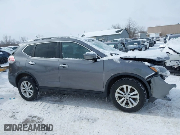 2016 Nissan Rogue SL with VIN KNMAT2MV1GP737626, listed as a IAAI auction lot 41628632 with 85,672 mi miles and . Bid and sale history available at DreamBid. Image 13.