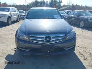 2011 Mercedes-Benz C with VIN WDDGF8BB3BR185319, listed as a IAAI auction lot 41973829 with Not Provided miles. Bid and sale history available at carsss.com. Image 6.