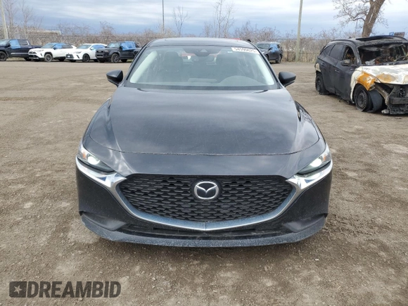 2019 Mazda 3 S Carbon Edition with VIN JM1BPBCM0K1124992, listed as a Copart auction lot 54590625 with 176,932 mi miles and Salvage title. Bid and sale history available at DreamBid. Image 5.