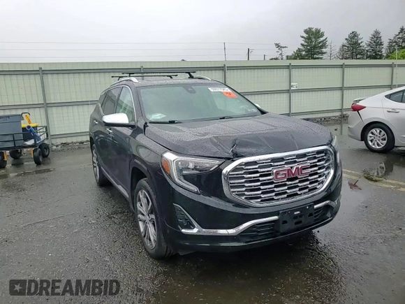 2019 GMC Terrain Denali with VIN 3GKALXEX3KL105541, listed as a Copart auction lot 59677945 with 44,870 mi miles and Salvage title. Bid and sale history available at DreamBid. Image 15.