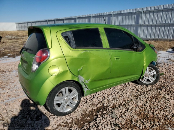2014 Chevrolet Spark LS with VIN KL8CB6S91EC512791, listed as a Copart auction lot 43037515 with 89,573 mi miles and Clean Title. Bid and sale history available at carsss.com. Image 3.