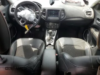 2021 Jeep Compass Latitude with VIN 3C4NJDBB8MT555442, listed as a Copart auction lot 56505235 with 39,793 mi miles and Salvage title. Bid and sale history available at DreamBid. Image 8.