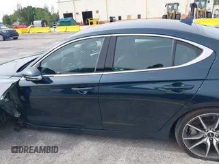 2025 Genesis G70 2.5T with VIN KMTG34SC0SU153835, listed as a IAAI auction lot 42586687 with 17,312 mi miles and . Bid and sale history available at DreamBid. Image 14.