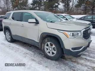 2017 GMC Acadia SLE with VIN 1GKKNKLAXHZ180450, listed as a IAAI auction lot 41335421 with 136,388 mi miles. Bid and sale history available at carsss.com. Image 1.