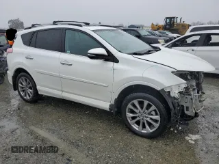 2017 Toyota RAV4 Limited with VIN 2T3YFREV2HW315576, listed as a Copart auction lot 85927634 with 126,617 mi miles and Salvage Title. Bid and sale history available at DreamBid. Image 4.