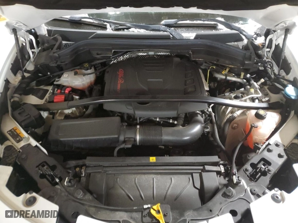 2021 Alfa Romeo Stelvio Ti with VIN ZASPAKBN1M7D17001, listed as a Copart auction lot 45541955 with 54,867 mi miles and Salvage Title. Bid and sale history available at carsss.com. Image 12.