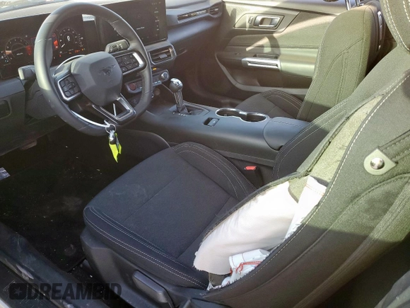 2024 Ford Mustang EcoBoost with VIN 1FA6P8TH3R5143245, listed as a Copart auction lot 47927095 with 15,108 mi miles and Salvage Title. Bid and sale history available at carsss.com. Image 8.